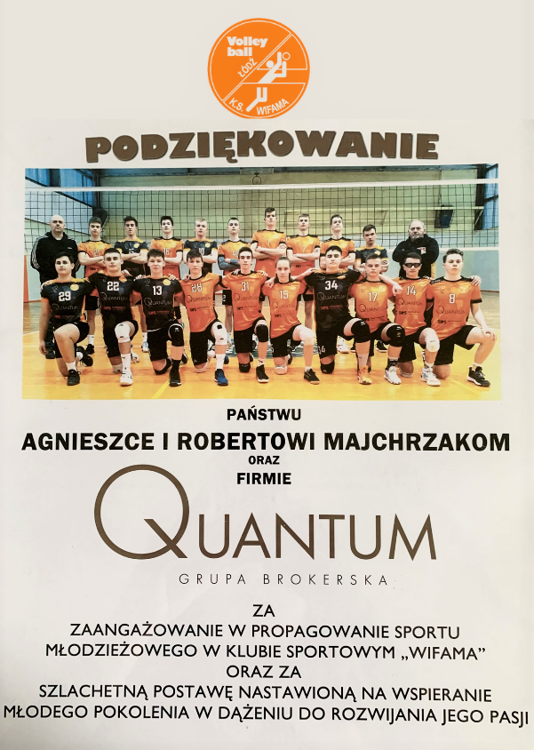 Quantum wspiera młodych siatkarzy!